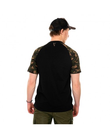 Koszulka Fox Black Camo Raglan T-Shirt L