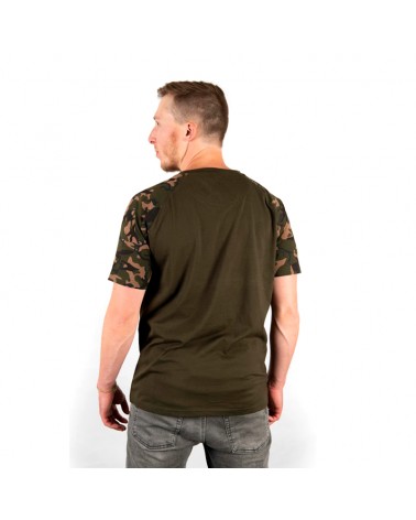 Koszulka Fox Raglan Khaki Camo Sleeve T-Shirt XL