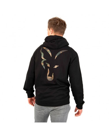 Bluza Rozpinana Z Kapturem Fox LW Black Camo Print Zip Hoody XL