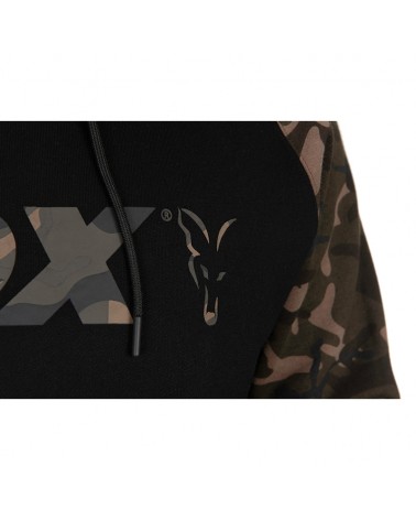 Bluza Z Kapturem Fox Black Camo Raglan Hoodie M
