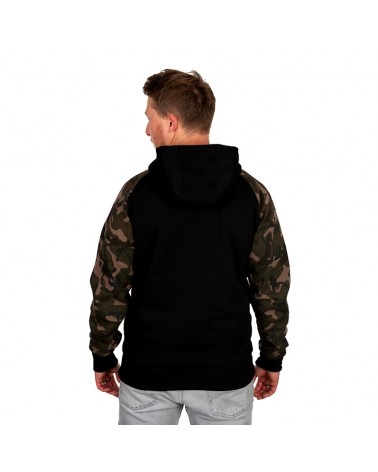 Bluza Z Kapturem Fox Black Camo Raglan Hoodie L