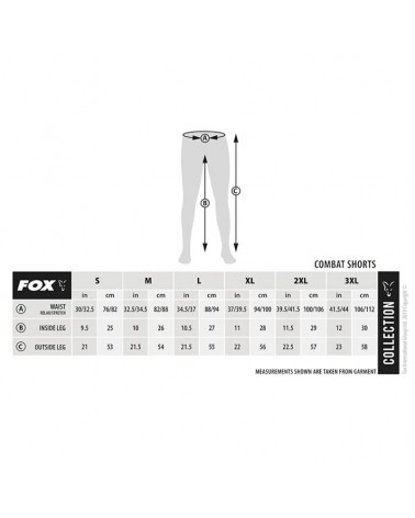 Spodenki Fox Collection Combat Shorts Green Silver XL