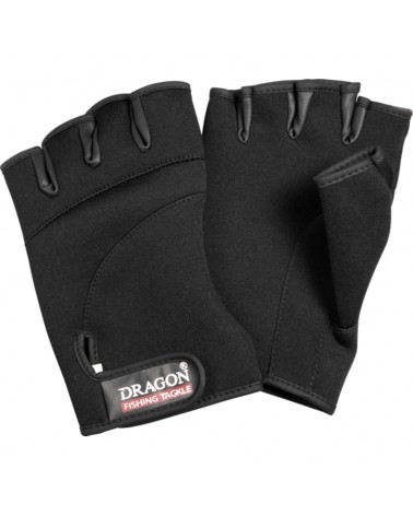 Rękawiczki Dragon Neoprenowe Bez Palców 5-Finger Cut Czarne