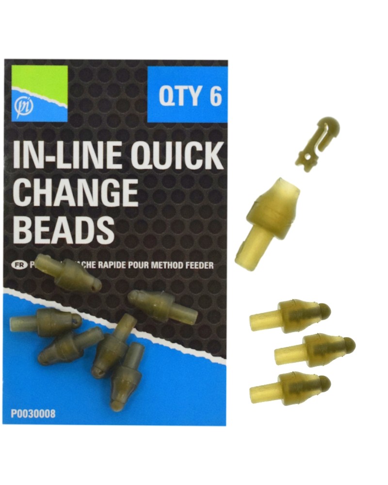 Łączniki Preston In-Line Quick Change Beads 6szt.
