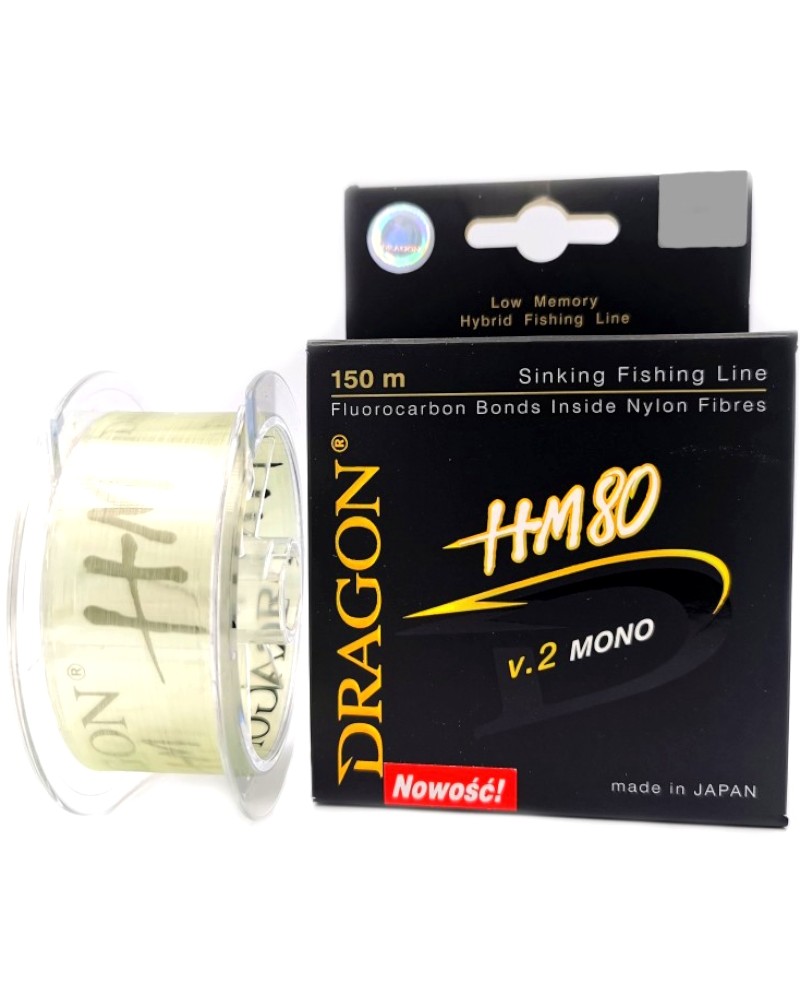 Żyłka Dragon HM80 V.2 Mono 0.161mm 3.79kg 150m
