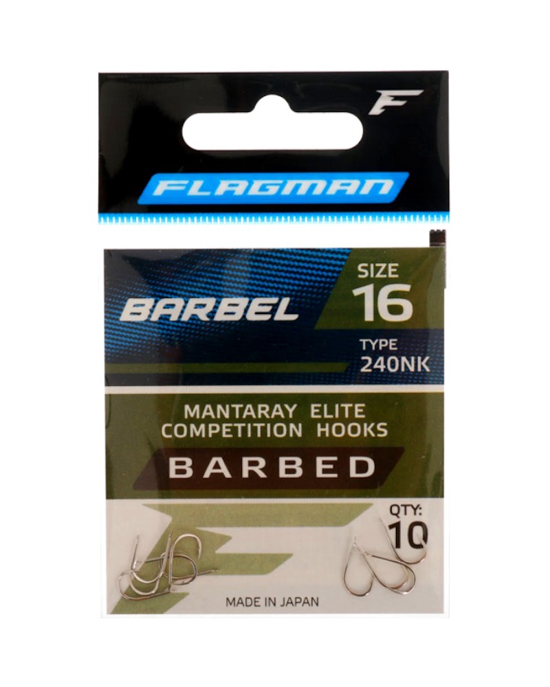 Haczyki Flagman Mantaray Barbel Nr 16 10szt.