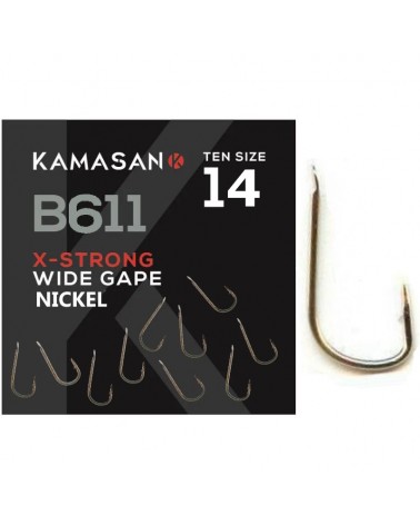 Haczyki Kamasan B611 Barbed roz.14 10szt.