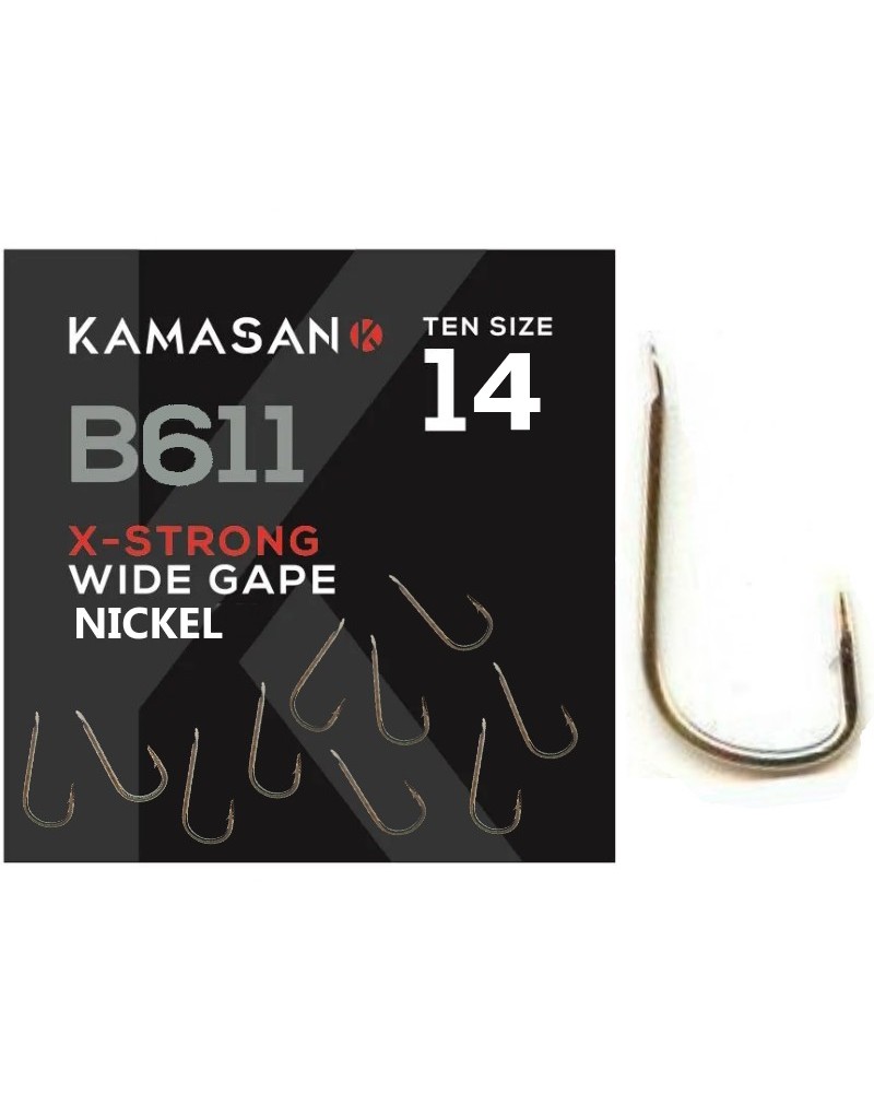 Haczyki Kamasan B611 Barbed roz.14 10szt.