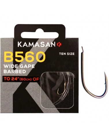 Gotowe Przypony Kamasan B560 0.13mm 1.36kg Nr 16 60cm 10szt.