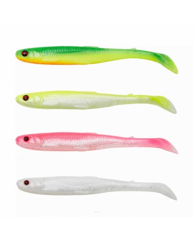 Zestaw Przynęt Na Brudną Wodę Savage Gear Slender Scoop Shad 11cm 7g Dark Water Mix 4szt.