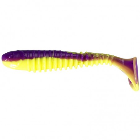Berkley Flex Rib Shad 2,5" 6,5cm Purple Chartreuse