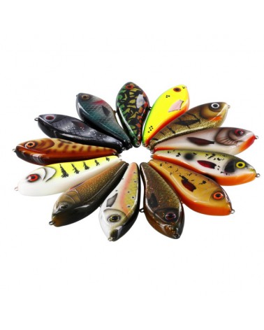 Wobler Westin Swim Glidebait 10cm 34g Sinking 3D Oliveoil Perch
