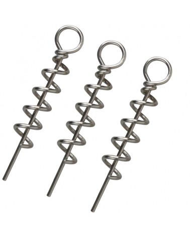 Savage Gear Wkręty Do Przynęt Gumowych Corkscrew L 8szt.