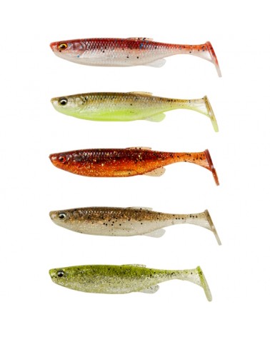 Zestaw Przynęt Na Czystą Wodę Savage Gear Fat Minnow T-Tail 10.5cm 11g Clearwater Mix 5szt.