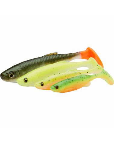 Zestaw Przynęt Na Brudną Wodę Savage Gear Fat Minnow T-Tail 13cm 20g Darkwater Mix 5szt.
