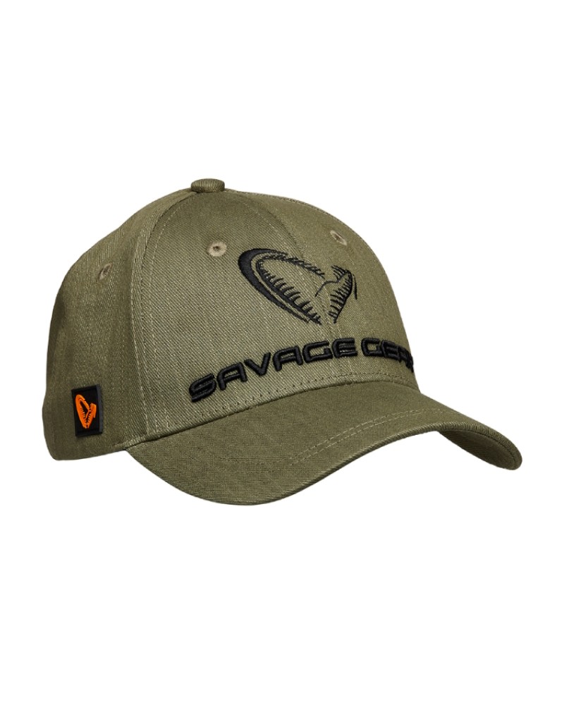 Czapka Z Daszkiem Savage Gear Catch Cap Onesize Olive Green Melange
