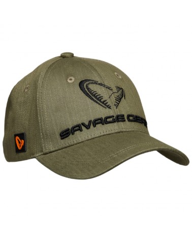 Czapka Z Daszkiem Savage Gear Catch Cap Onesize Olive Green Melange