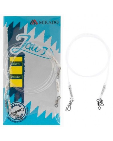 Przypon Fluorocarbonowy Mikado Jaws Medium 35cm 12kg op.2szt.