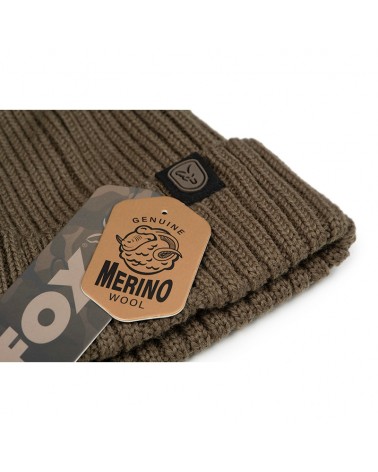 Czapka Zimowa Fox Merino Bobble Hat Olive