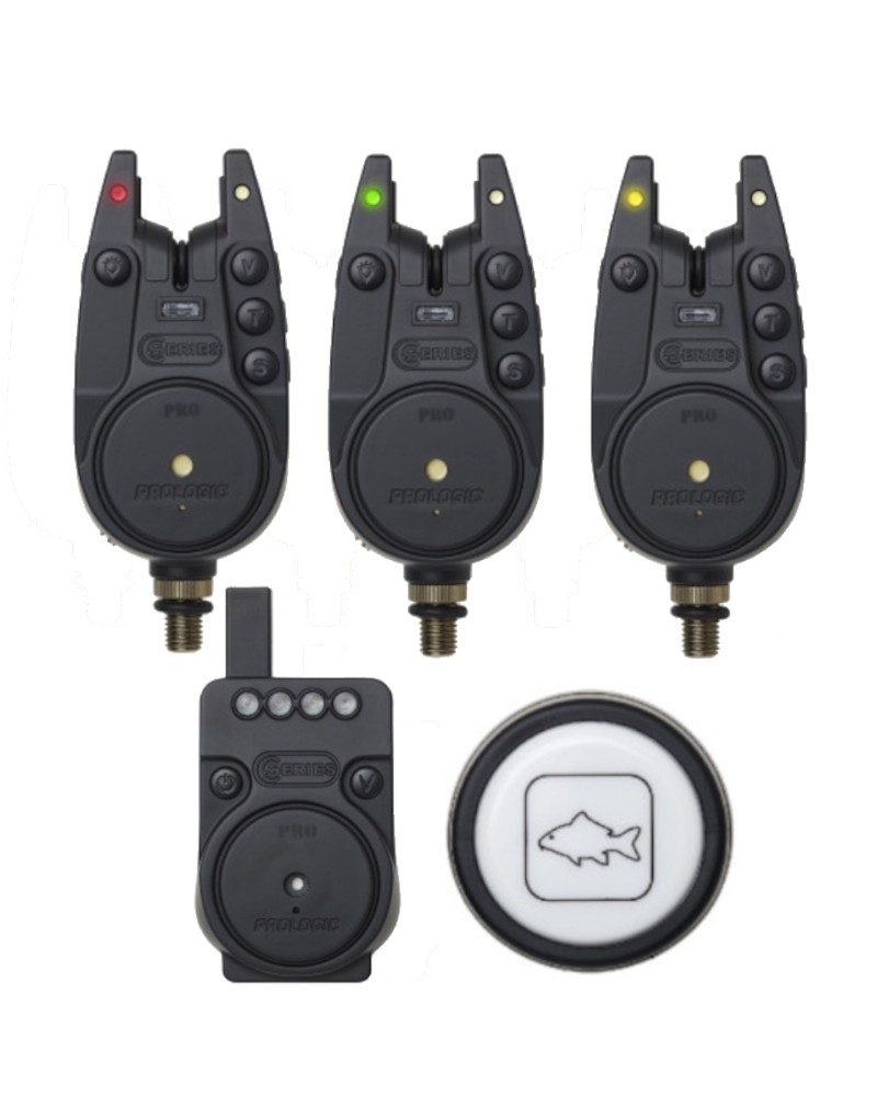 Zestaw Sygnalizatorów Brań Prologic C-Series Pro Alarm Set 3+1+1 Red Green Yellow
