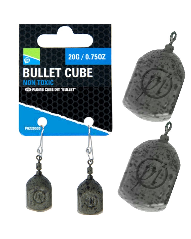 Ciężarek Preston Bullet Cube Lead 20g 2szt.