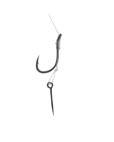Przypony Preston KKH 15" 38cm Nr 12 0.24mm Bayonet Mag Store Hair Rigs 8szt.