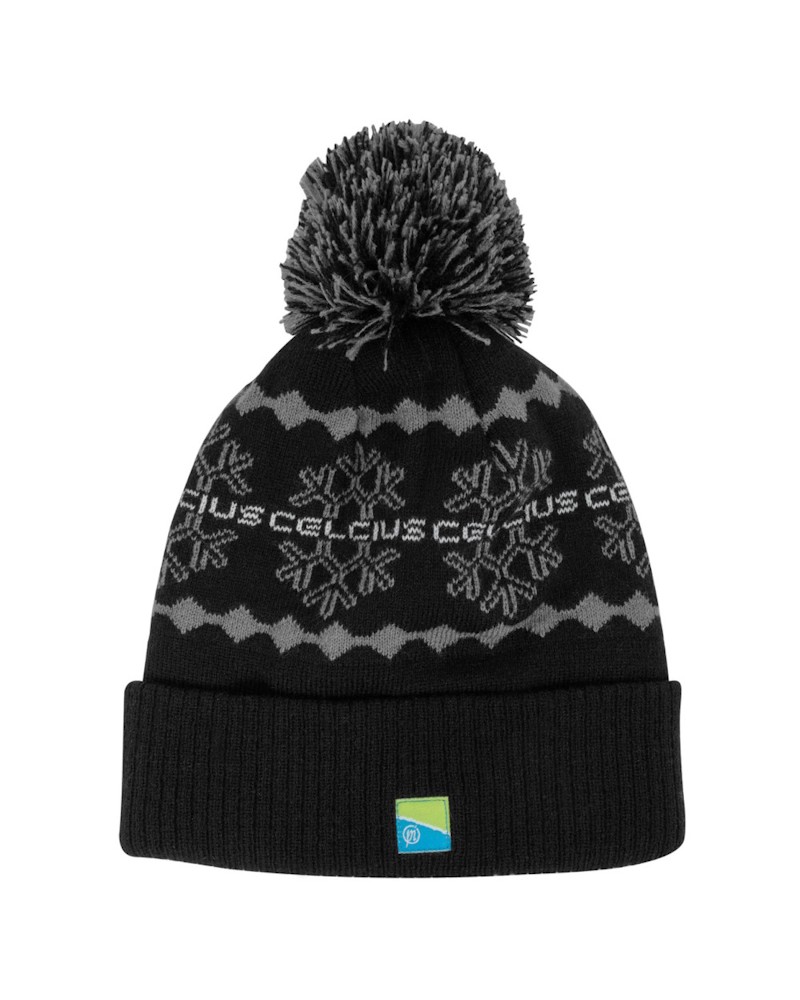 Ciepła Zimowa Czapka Wędkarska Preston Celcius Waterproof Bobble Hat