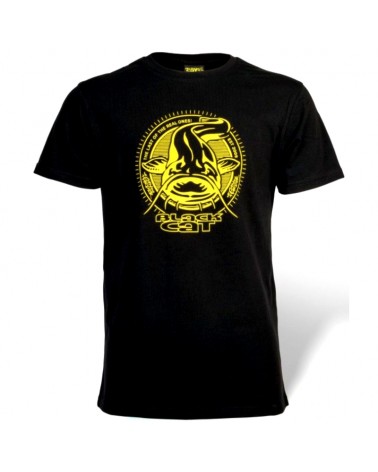Koszulka Black Cat T-Shirt Established Collection Dla Sumiarza Czarna XXXL