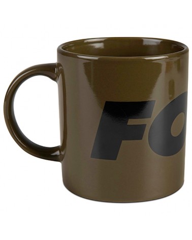 Kubek Wędkarski Ceramiczny Fox Green And Black Logo Ceramic