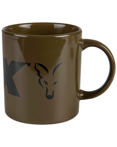 Kubek Wędkarski Ceramiczny Fox Green And Black Logo Ceramic