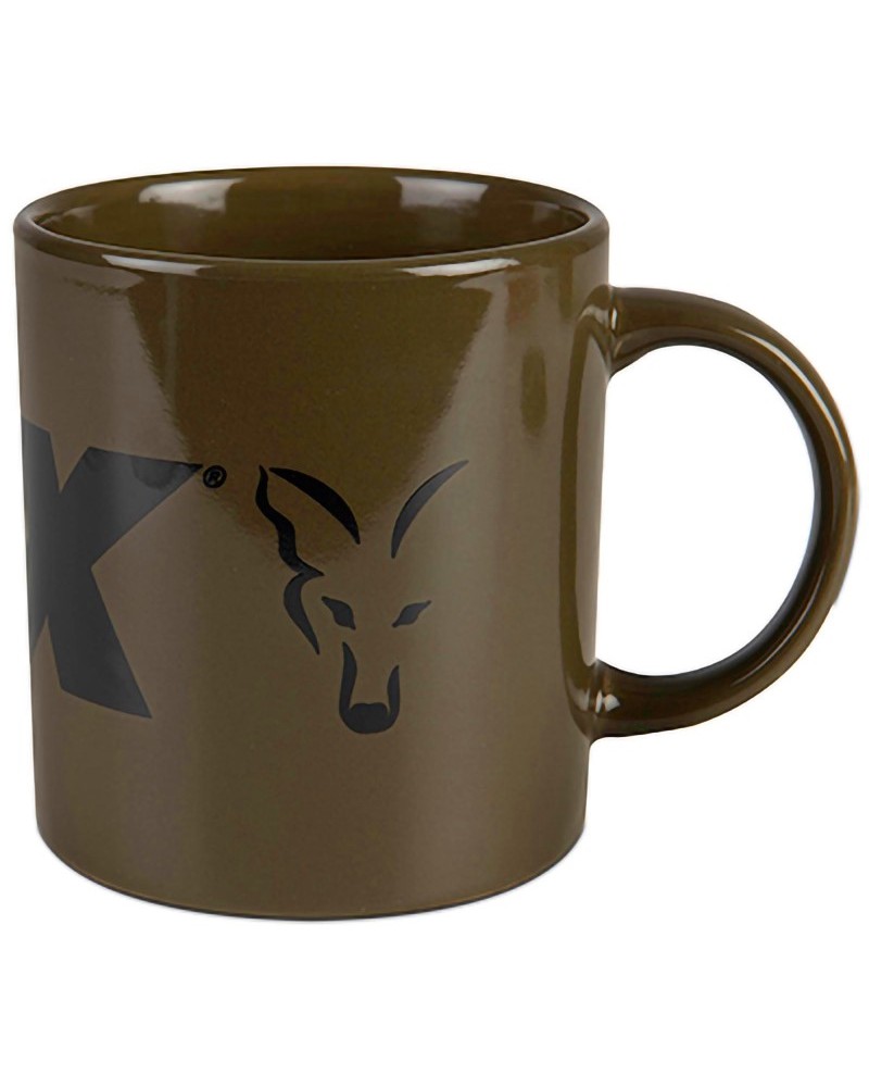 Kubek Wędkarski Ceramiczny Fox Green And Black Logo Ceramic