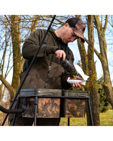 Stanowisko Do Nęcenia Na 2 Wiadra Fox Spomb Double Bucket Stand Kit