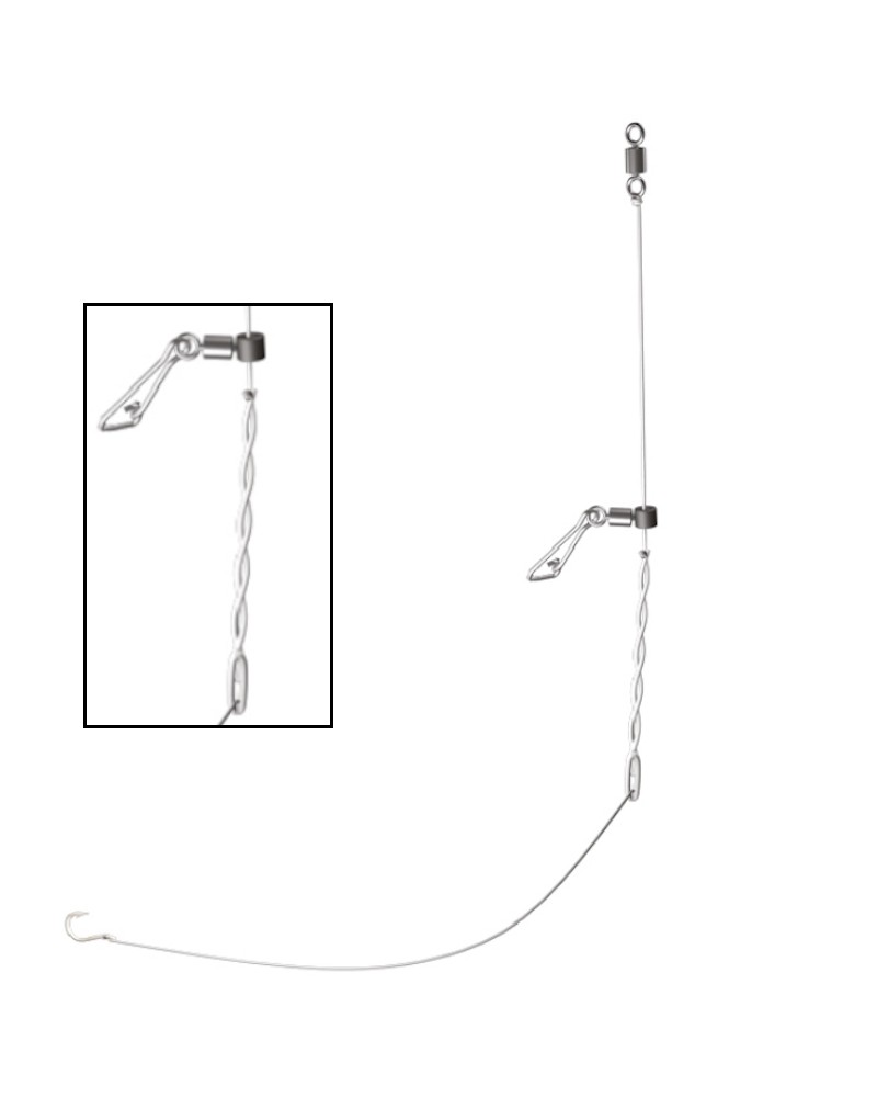 Zestaw Do Koszyka Przelotowy Flagman Feeder Ready Rig (in-line) + Przypon