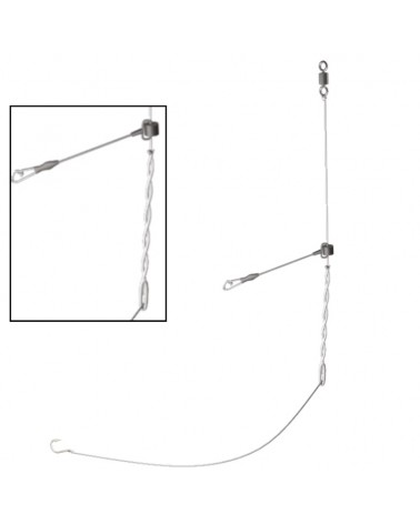 Zestaw Do Koszyka Przelotowy Flagman Feeder Ready Rig (In-Line Link) + Przypon