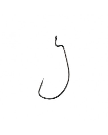 Haczyki Mikado Sensual Offset Worm I nr 2/0 BN 5szt.
