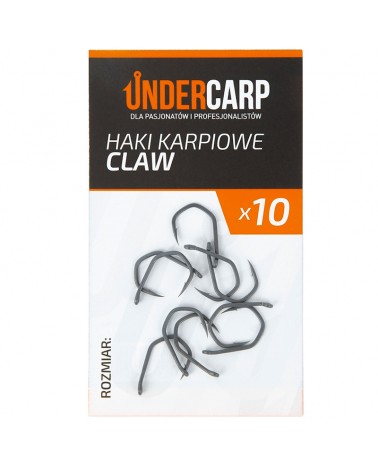 Haki Karpiowe Undercarp Claw 6 Teflonowe PTFE
