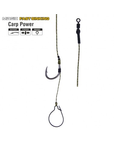 Przypon Karpiowy Traper Maggot Rig Nr 4 25lb