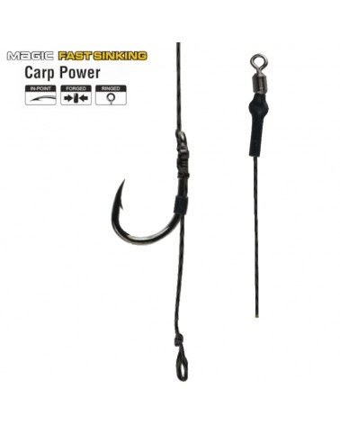 Przypon Karpiowy Traper Extra Long Rig Nr 4 25lb