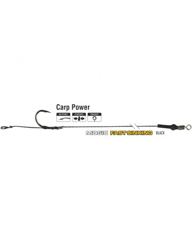 Przypon Karpiowy Traper Extra Long Rig Nr 4 25lb