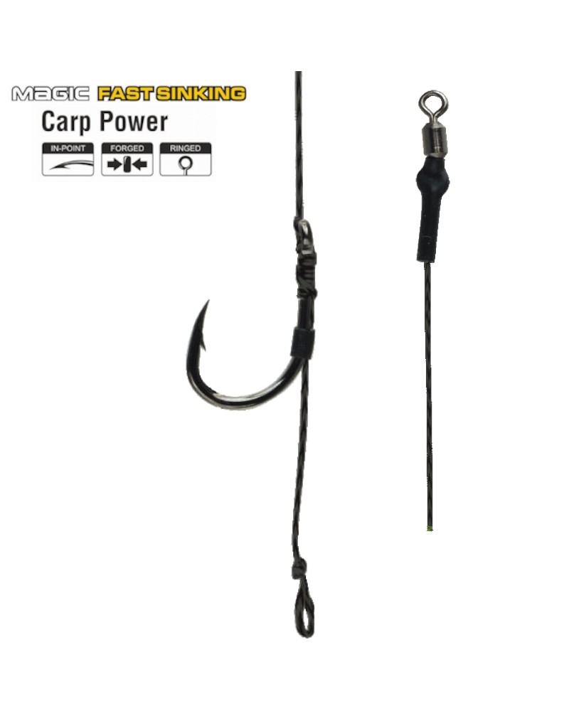 Przypon Karpiowy Traper Extra Long Rig Nr 6 25lb