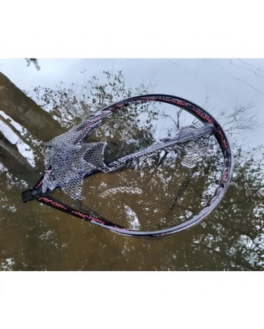 Podbierak Składany Teleskopowy Lucky John Folding Telescopic Landing Net 180/70x60cm Siatka Gumowana