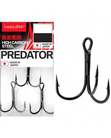 Kotwica Lucky John Treble Hook Predator Nr 3/0 5szt.
