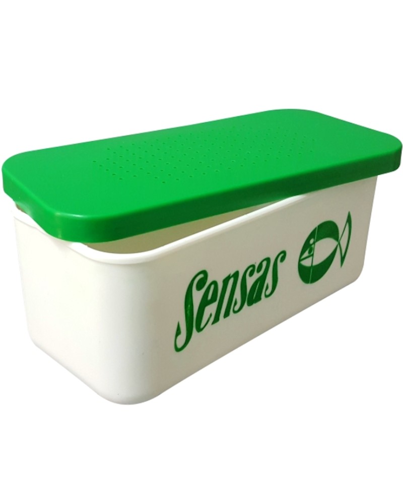 Pudełko Na Przynęty Sensas Mini Boite A Esches 13x6.5x5cm Białe