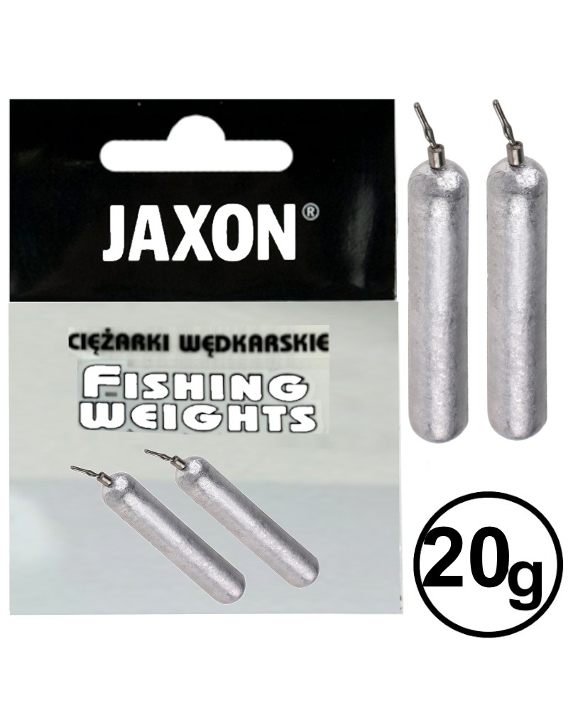 Ciężarek Jaxon Pałeczka Drop Shot 20g op.2szt.