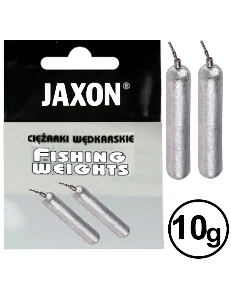Ciężarek Jaxon Pałeczka Drop Shot 10g op.2szt.