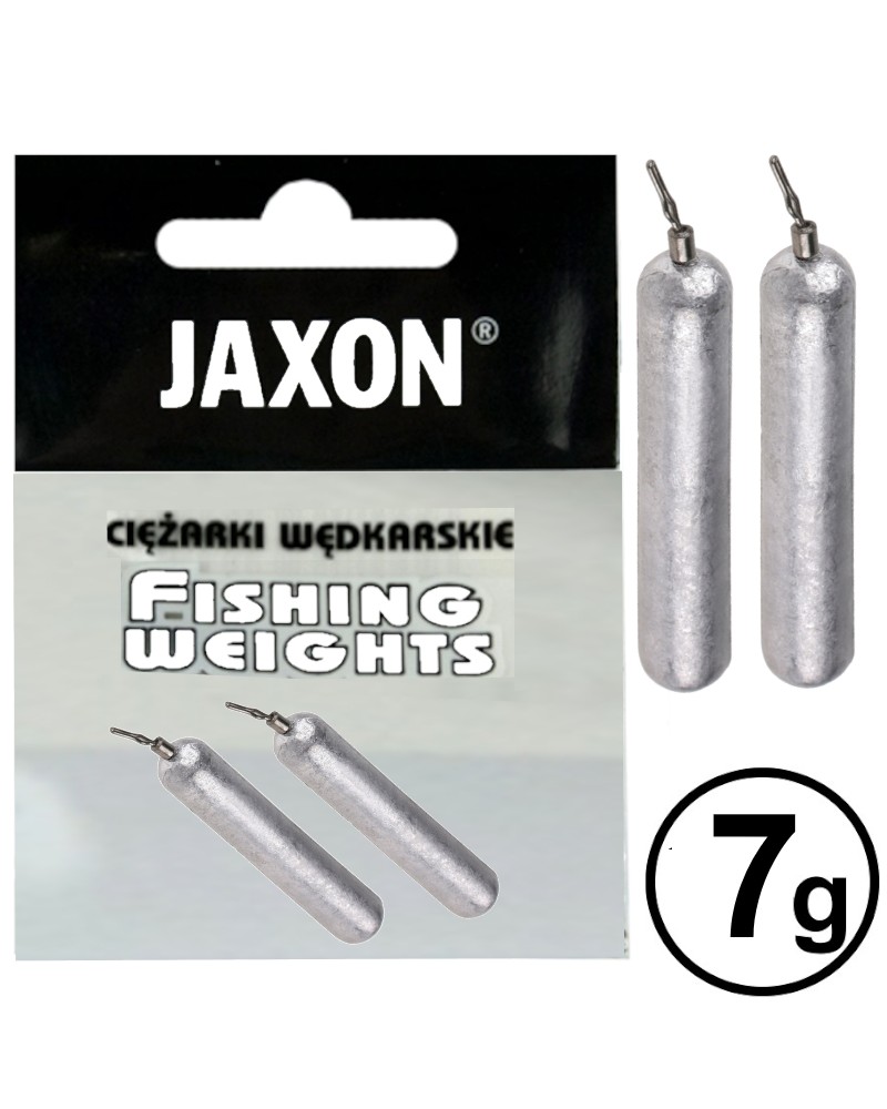 Ciężarek Jaxon Pałeczka Drop Shot 7g op.2szt.