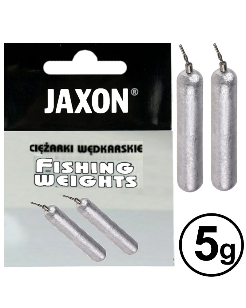 Ciężarek Jaxon Pałeczka Drop Shot 5g op.2szt.