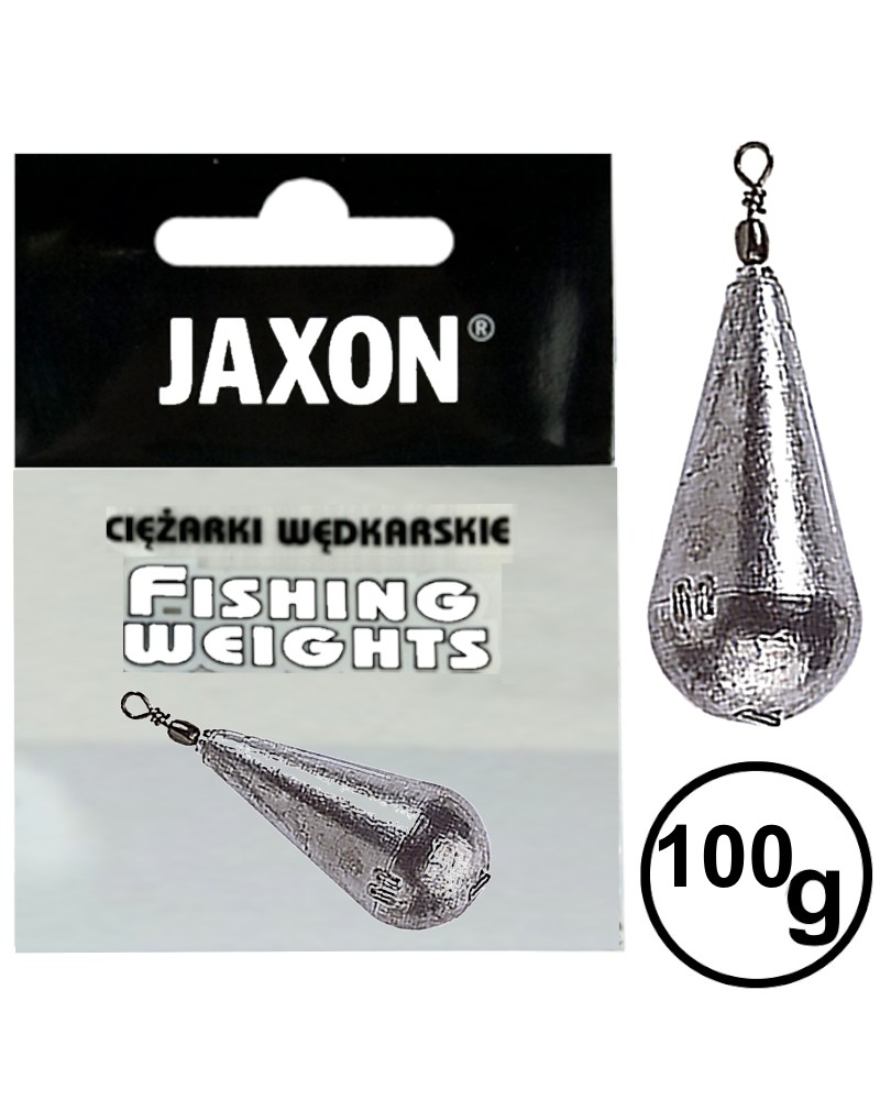 Ciężarek Jaxon Łezka Z Krętlikiem 100g 1szt.