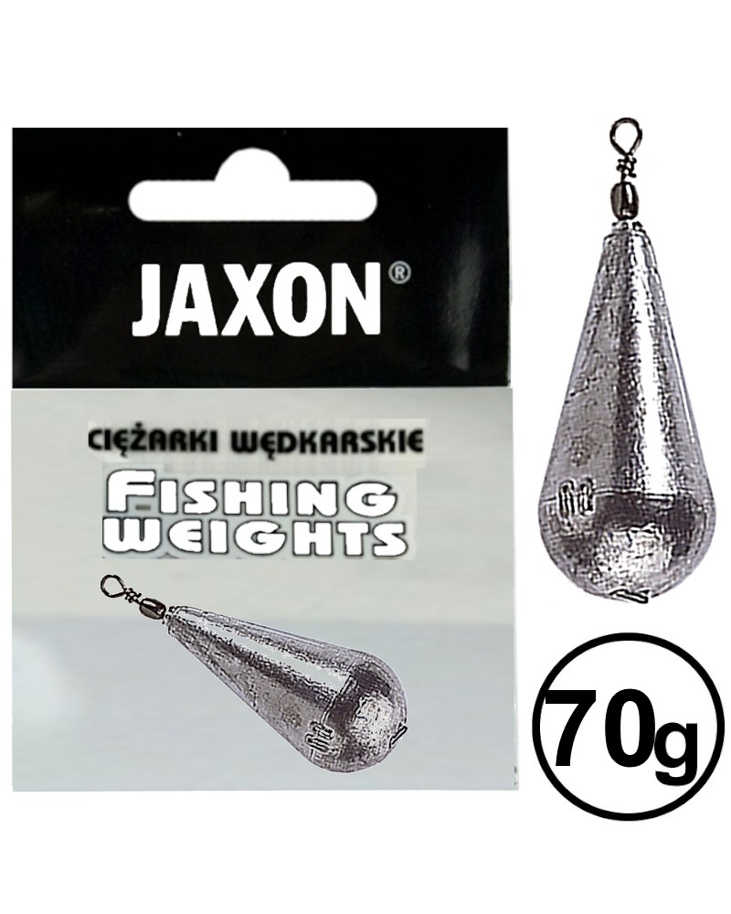 Ciężarek Jaxon Łezka Z Krętlikiem 70g 1szt.