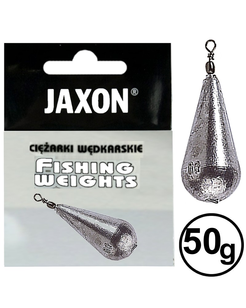 Ciężarek Jaxon Łezka Z Krętlikiem 50g 1szt.